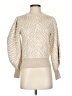 Ulla Johnson 100% Merino Wool Animal Print Tan Cardigan Size P (petite) - photo 1