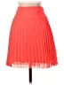 Express 100% Polyester Solid Red Formal Skirt Size 2 - photo 1
