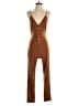 Trac Solid Brown Jumpsuit Size M - photo 1