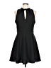 Esley 100% Polyester Solid Black Cocktail Dress Size L - photo 1