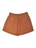 Ekouaer Solid Brown Shorts Size M - photo 1