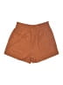 Ekouaer Solid Brown Shorts Size M - photo 2