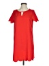 Shein 100% Polyester Solid Red Casual Dress Size 4 - photo 1