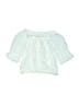Justice Teal Green 3/4 Sleeve Blouse Size 8 - photo 1