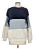 Topshop Color Block Blue Pullover Sweater Size 6 - photo 1