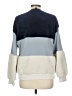 Topshop Color Block Blue Pullover Sweater Size 6 - photo 2