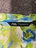 Zara Print Green 3/4 Sleeve Blouse Size XL - photo 7