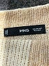 MNG Checkered-gingham Tan Turtleneck Sweater Size XXS - photo 7