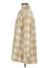 Soft Surroundings Checkered-gingham Tan Long Sleeve Button-Down Shirt Size M (petite) - photo 5