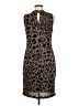 Gilli Animal Print Brown Cocktail Dress Size M - photo 2