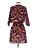Betabrand 100% Polyester Print Red Casual Dress Size S - photo 2