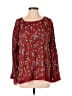 Max Studio 100% Polyester Red 3/4 Sleeve Blouse Size M - photo 1