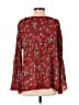 Max Studio 100% Polyester Red 3/4 Sleeve Blouse Size M - photo 2