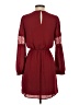 Express 100% Polyester Burgundy Casual Dress Size XS - photo 2