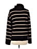 Ellen Tracy Stripes Black Turtleneck Sweater Size M - photo 2