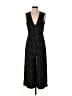 Zara 100% Polyester Polka Dots Black Jumpsuit Size S - photo 1
