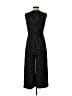 Zara 100% Polyester Polka Dots Black Jumpsuit Size S - photo 2