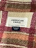 American Eagle Outfitters Plaid Purple Jacket Size XS - photo 6