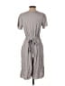 A New Day 100% Rayon Stripes Gray Romper Size S - photo 2