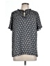 Liz Claiborne Black Short Sleeve Blouse Size L - photo 1