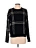 Shein 100% Acrylic Plaid Black Pullover Sweater Size S - photo 1