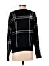 Shein 100% Acrylic Plaid Black Pullover Sweater Size S - photo 2
