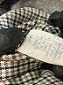 Assorted Brands 100% Rayon Houndstooth Gray Ivory Casual Pants Size M - photo 7