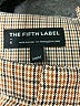 The Fifth Label 100% Polyester Houndstooth Brown Casual Pants Size S - photo 4