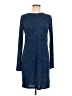 MICHAEL Michael Kors Chevron-herringbone Blue Casual Dress Size M - photo 1