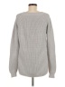 Unbranded Solid Gray Pullover Sweater Size M - photo 2