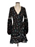 The Fifth Label 100% Polyester Print Black Casual Dress Size S - photo 1