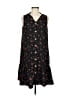 Shein Floral Black Casual Dress Size 6 - photo 1