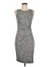 Bar III Solid Gray Casual Dress Size M - photo 1