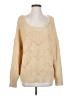 Unbranded 100% Acrylic Hearts Tan Pullover Sweater Size M - photo 1