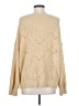 Unbranded 100% Acrylic Hearts Tan Pullover Sweater Size M - photo 2