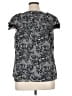 Apt. 9 100% Polyester Gray Short Sleeve Blouse Size XL - photo 2