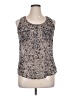 Blu Pepper Silver Sleeveless Top Size L - photo 1
