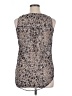 Blu Pepper Silver Sleeveless Top Size L - photo 2