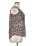 Blu Pepper Silver Sleeveless Top Size L - photo 4