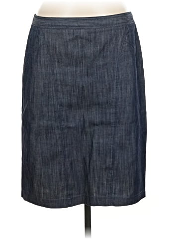 Willi Smith Denim Skirt (view 1)