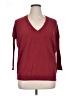 Moda International Burgundy Pullover Sweater Size L (estimated) - photo 1