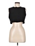 Shein Black Sleeveless T-Shirt Size 6 - photo 1