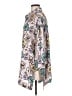 Molly Green 100% Polyester Print Teal 3/4 Sleeve Blouse Size M - photo 5