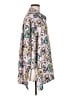 Molly Green 100% Polyester Print Teal 3/4 Sleeve Blouse Size M - photo 4