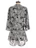 Elan 100% Polyester Paisley Gray Romper Size S - photo 2