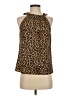 Alex + Alex 100% Polyester Brown Sleeveless Blouse Size XS - photo 1