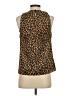 Alex + Alex 100% Polyester Brown Sleeveless Blouse Size XS - photo 2
