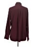 Nine West 100% Polyester Solid Burgundy Long Sleeve Blouse Size L - photo 2