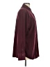 Nine West 100% Polyester Solid Burgundy Long Sleeve Blouse Size L - photo 4