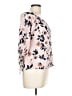Blue Rain 100% Rayon Floral Pink 3/4 Sleeve Blouse Size L - photo 4